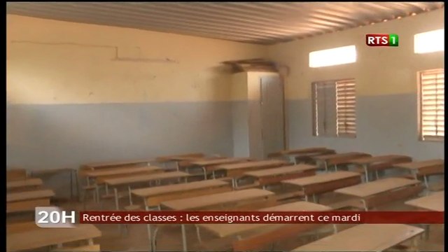 Rentrée des classes : les enseignants démarrent ce mardi