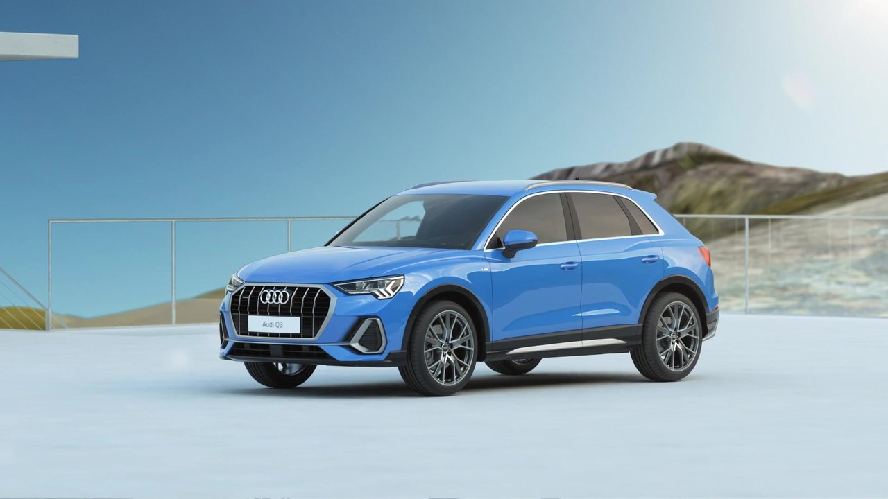 Audi Q3 Beladungs - und Innenraumkonzept Animation