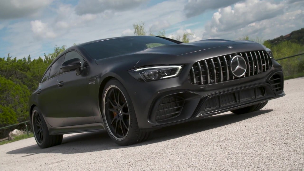 Mercedes-AMG GT 63 S 4MATIC+ Driving Video in Graphite Gray