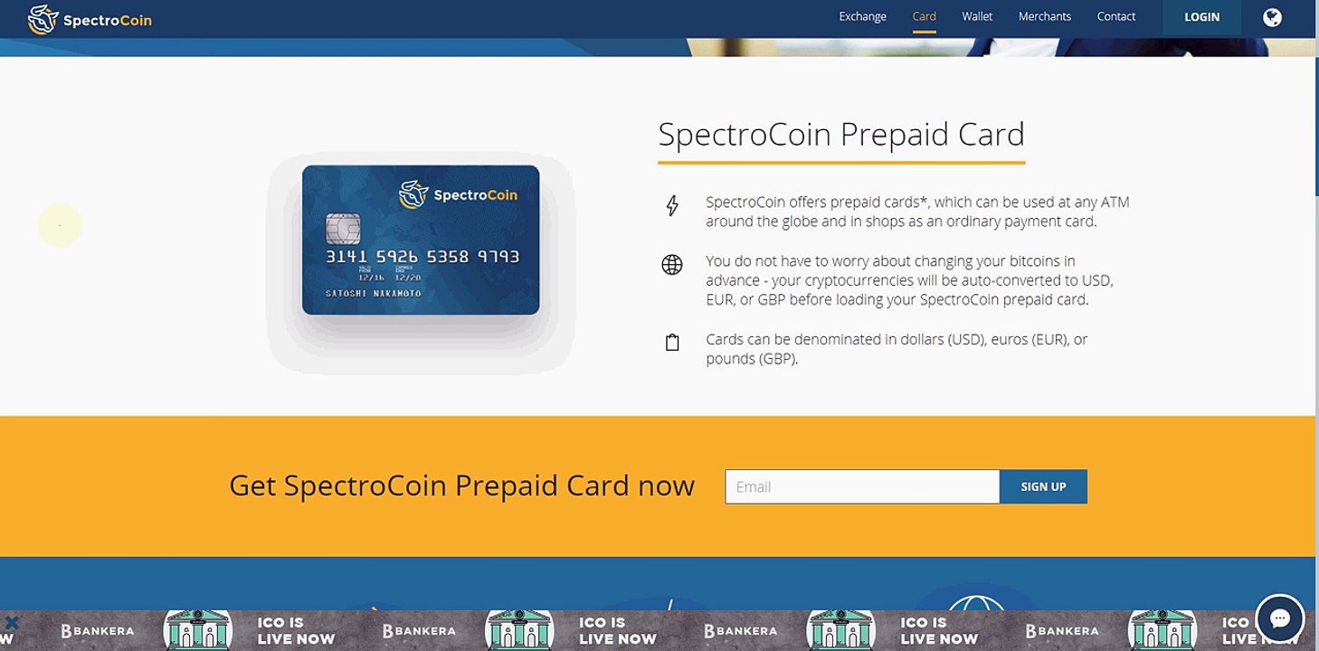 Carta prepagata Bitcoin