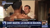 Macron, Karayipler'de yerel halkla kaynaştı, çektirdiği fotoğraf Fransa'yı karıştı