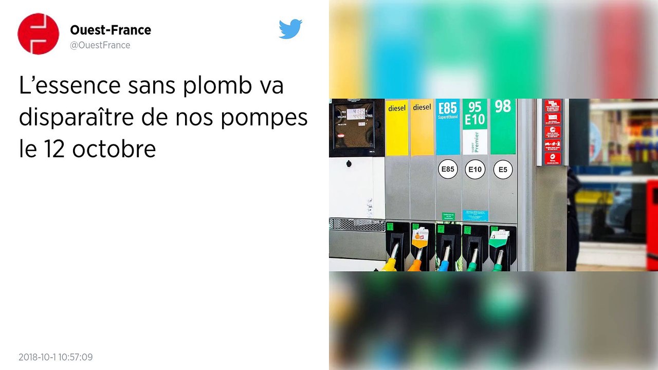 Pourquoi il n'y aura plus de « sans plomb » à la plomb à la pompe le 12 octobre.