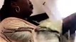 VIDEO- Diaba Sora arrose de billets de banque la pleureuse gambienne du Sabar de Pape Diouf