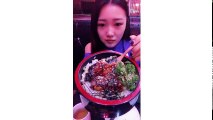 EATING SHOW COMPILATION-CHINESE FOOD-MUKBANG-challenge-Beauty eat strange food-asian food-NO.231