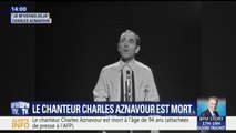 Charles Aznavour est mort à l'âge de 94 ans