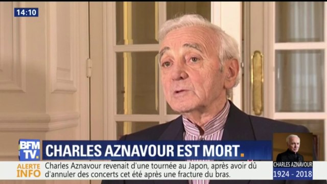 Il faut rire jusqu'au bout... Quand Charles Aznavour évoquait la mort