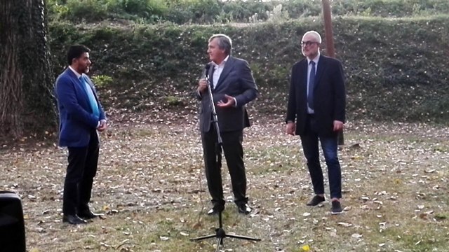 Il discorso del sindaco di Venezia Brugnaro all'inaugurazione della mostra fotografica Attori in mostra