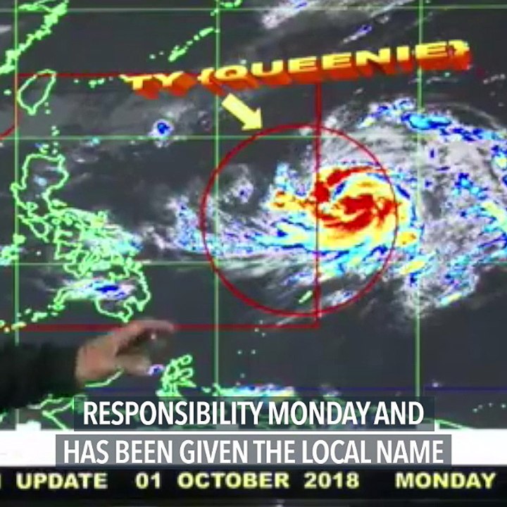 Typhoon Queenie enters PAR