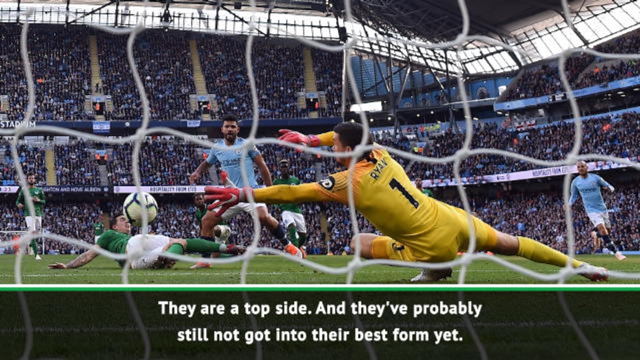 Man City ease to victory over Brighton - Guardiola and Hughton react