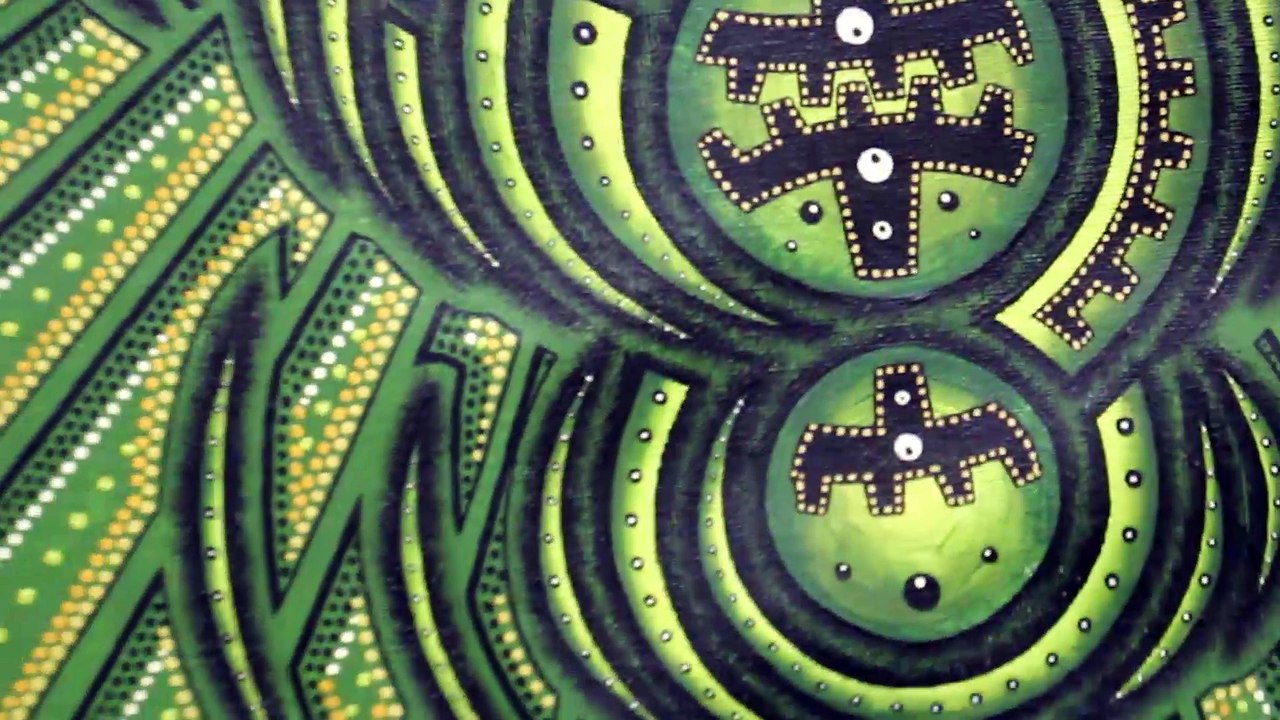 Toile contemporaine : Cycle verdoyant.