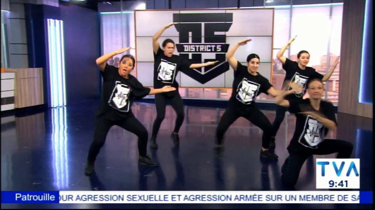 DISTRICT 5 à Salut Bonjour. 01/10/2018 #DISTRICT5 #Dance
