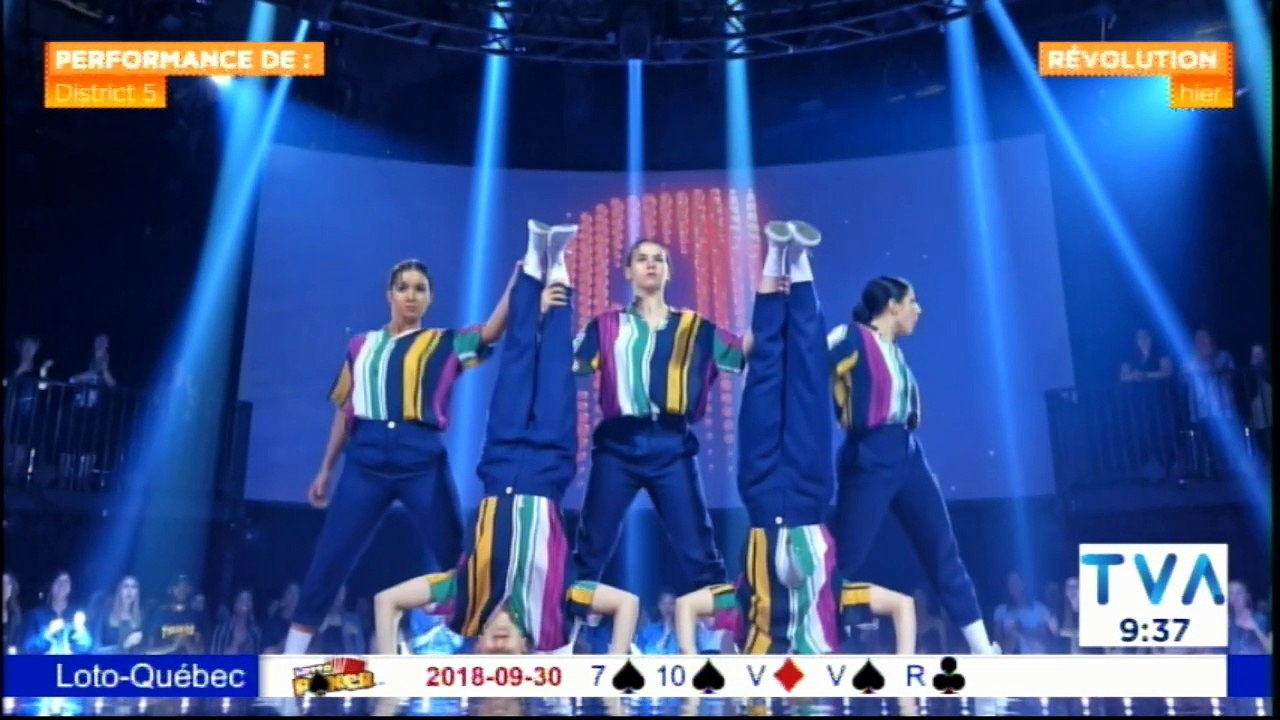 DISTRICT 5 à Salut Bonjour. 01/10/2018 #DISTRICT5 #Dance