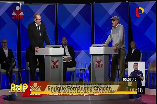 Municipales 2018: candidatos expusieron sus propuestas en el último debate