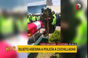 Ministro del Interior se pronuncia por asesinato de policía en el cerro San Cosme