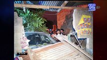 Sujeto en aparente estado etílico chocó vehículo contra casa en el norte de Guayaquil