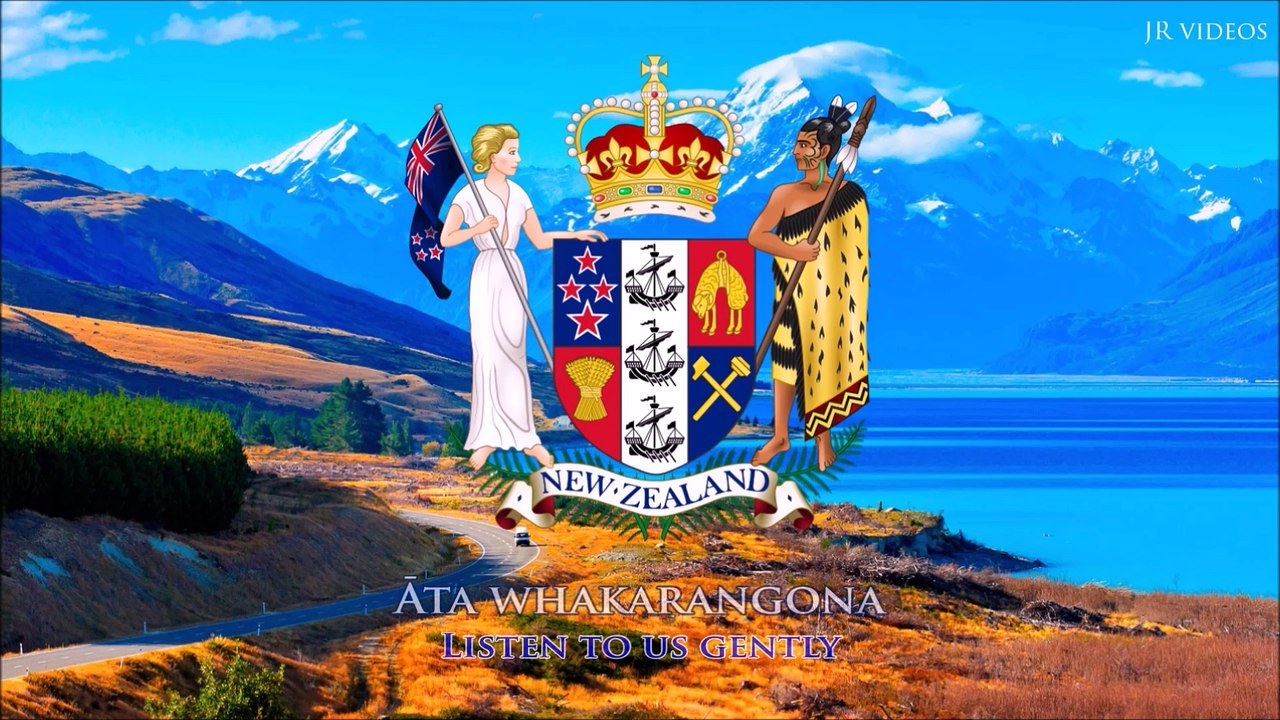 National anthem of New Zealand (MAO/EN lyrics)