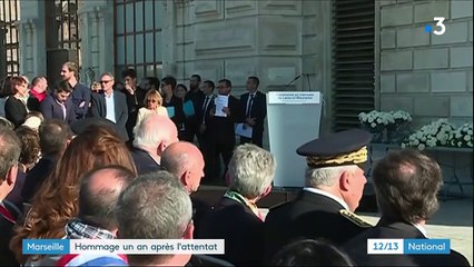 Marseille : hommage un an après les attentats