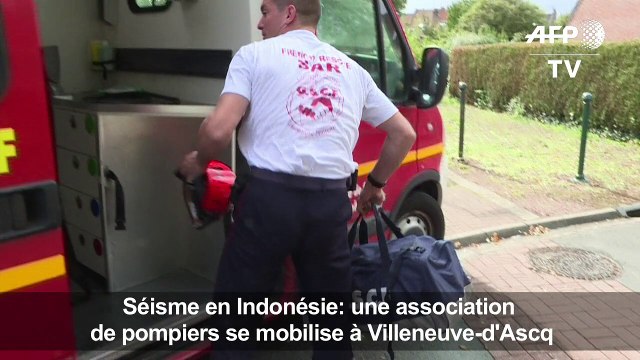 Des pompiers français et du matériel en route vers l'Indonésie