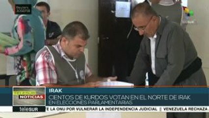 Votan kurdos en elección parlamentaria