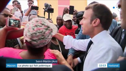 Emmanuel Macron : la photo qui fait polémique