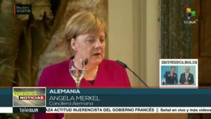 Canciller alemana asegura que el multilateralismo es la vía