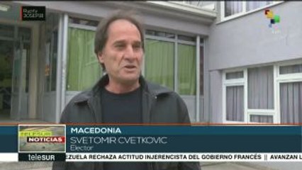 Acuden macedonios a referendo para designar el nombre del país