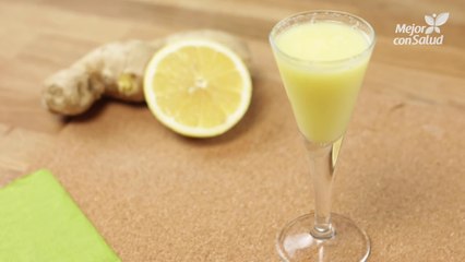 Cómo hacer chupito de limón y jengibre