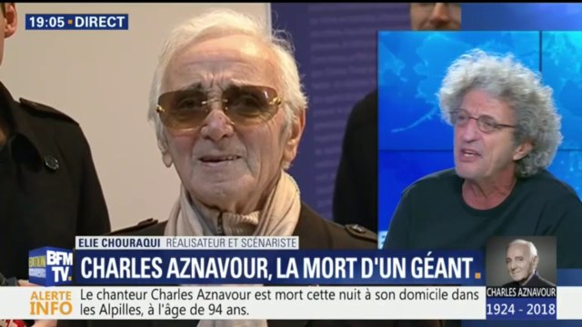 C'était un comabattant , témoigne Elie Chouraqui après la mort de Charles Aznavour