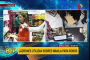 Miraflores: delincuentes usan sobre manila para robar celular a cliente de minimarket