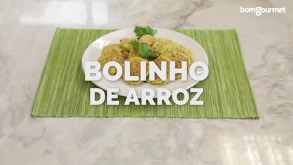Receita de bolinho de arroz