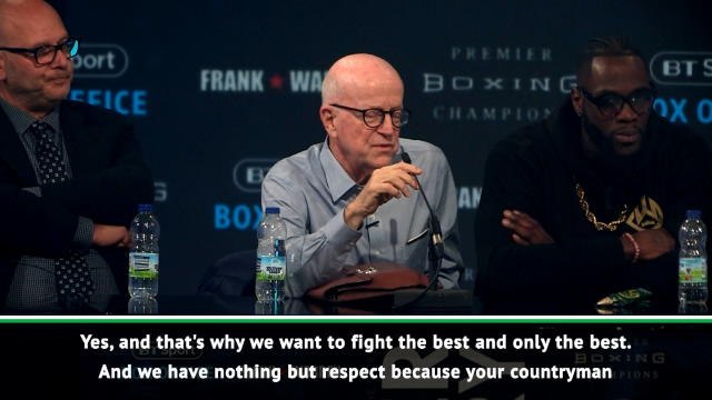 Wilder's team take shot at Anthony Joshua and Eddie Hearn