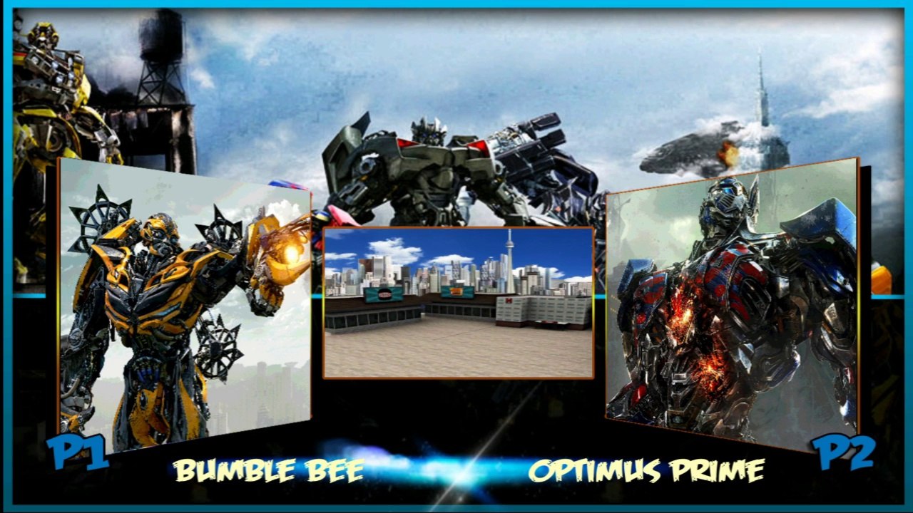 TRANSFORMERS  BUMBLEBEE VS OPTIMUS PRIME - TRANFORMERS GAMES