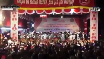 LAUTAN MANUSIA DIMONAS,TABLIG AKBAR DAN DOA BERSAMA