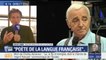 "Il était l'incarnation de l'amour de la langue française", évoque Jack Lang après la mort de Charles Aznavour