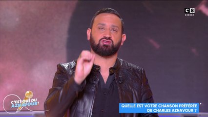 Cyril Hanouna sur Charles Aznavour : "Il m'a donné plein de conseils"