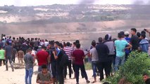 İsrail Gazze sınırında 37 Filistinliyi yaraladı (1) - GAZZE