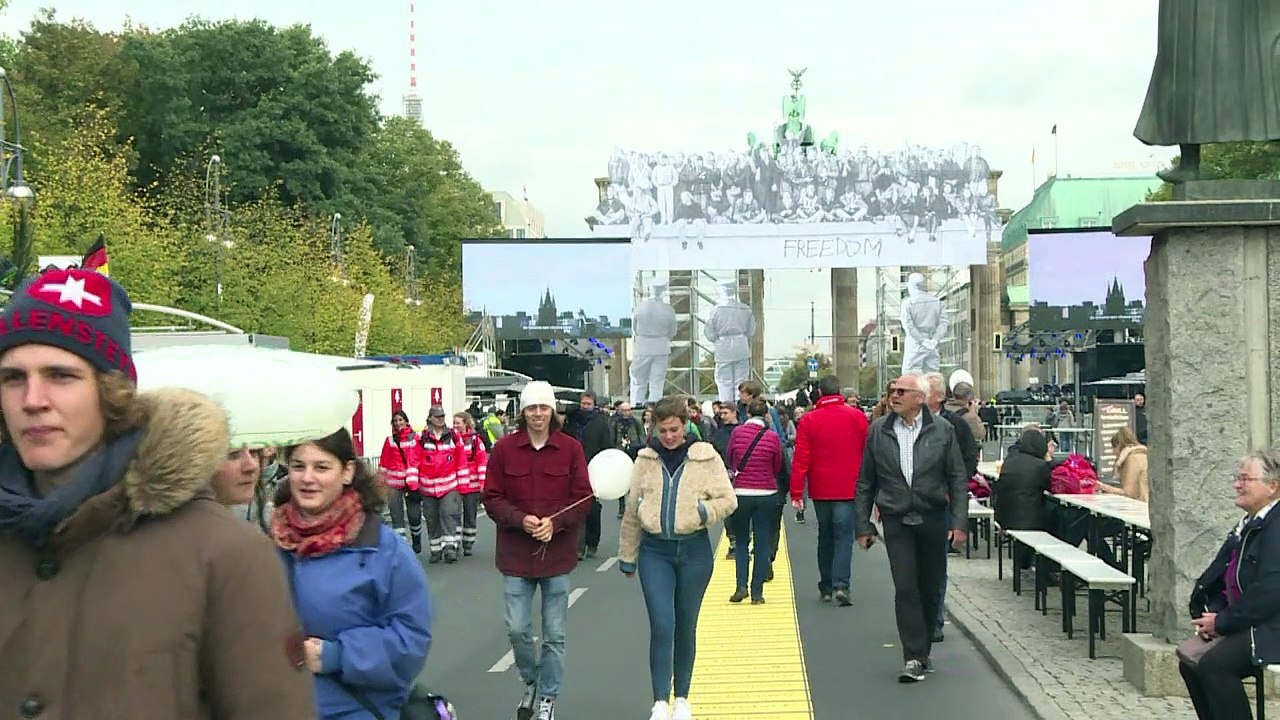 'Nur mit Euch': Berlin feiert Tag der deutschhen Einheit
