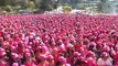 Bolivian women protest against gender-based violence