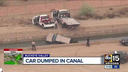 Stolen vehicle found in Buckeye Valley canal