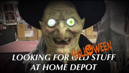 Looking for Halloween Stuff at Home Depot