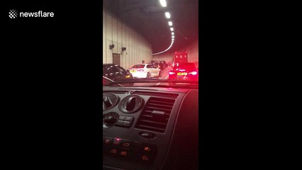 'Fast and Furious' boy racers block Limehouse Link Tunnel