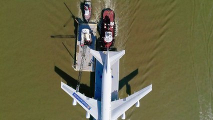 La réplique de Air Force One en route pour le Maryland