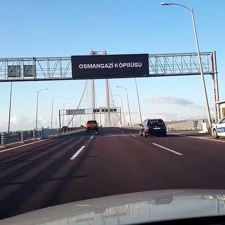 Osmangazi Köprüsü 20. Geçişim İstanbul'a Doğru