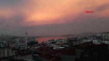 İstanbul İstanbul Boğazı Kızıla Boyandı