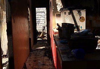Mujer pierde su casa por un incendio causado aparentemente por su ex nuera