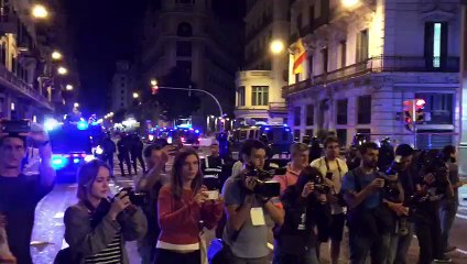 Càrregues dels Mossos d'Esquadra a Via Laietana