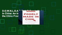D.O.W.N.L.O.A.D [P.D.F] Poorly Made in China: An Insider s Account of the China Production Game,