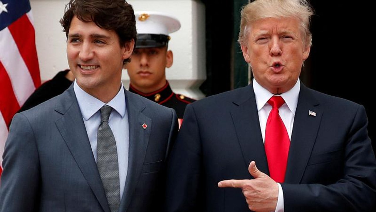 Us-präsident trump feiert freihandelsabkommen