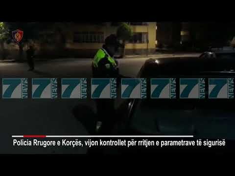 POLICIA RRUGORE VENDOS QINDRA GJOBA NE KORÇE - News, Lajme - Kanali 7