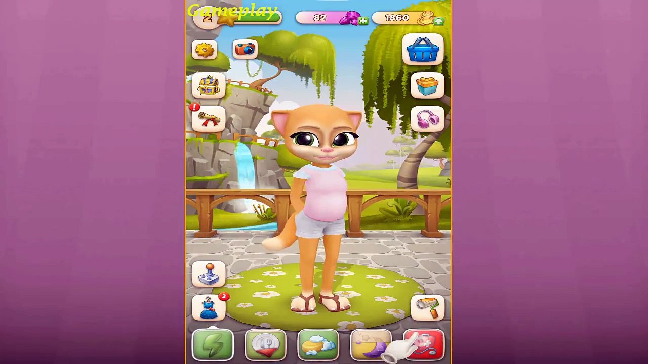 Pregnant Talking Cat Emma - Android Gameplay HD